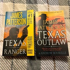 James Patterson Texas Ranger and Texas Outlaw Books